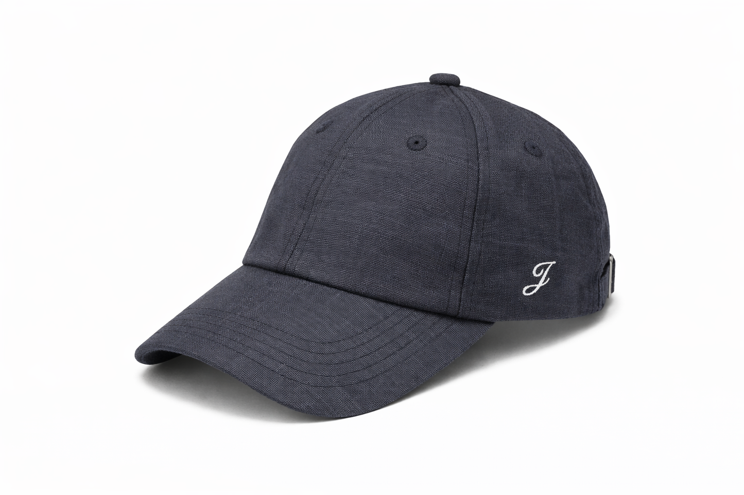 🎁 Linen Embroidered Cap (Denim) (100% off)