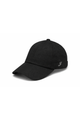 Linen Embroidered Cap (Charcoal)