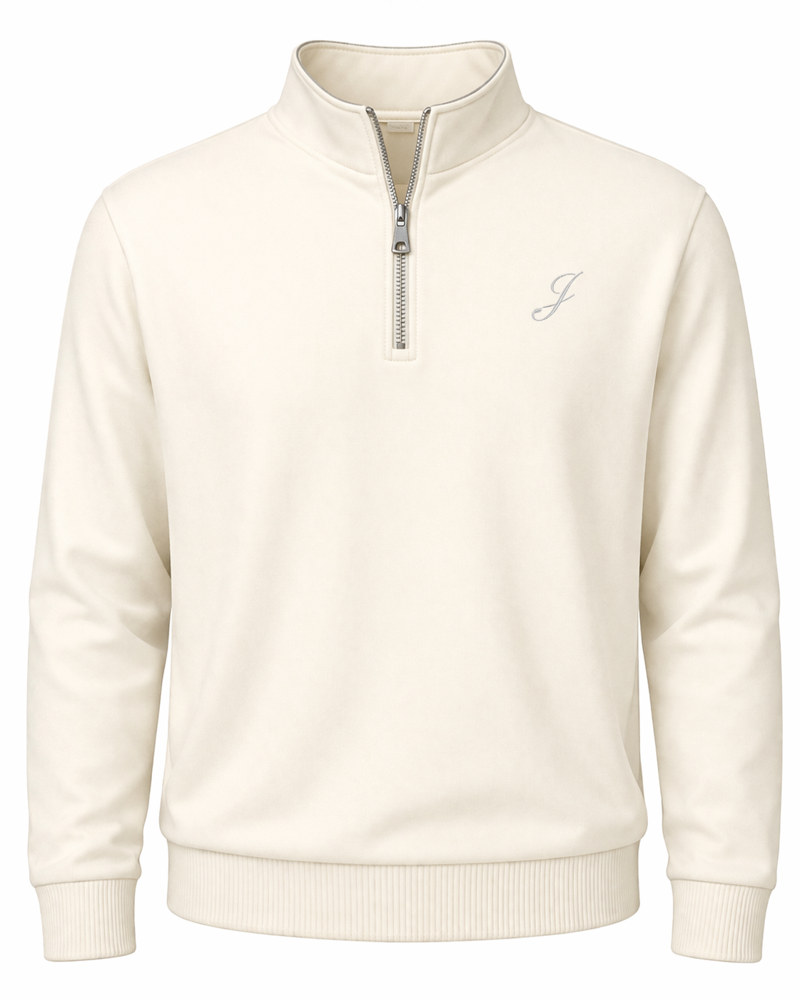 The Royal Quarter Zip Cream